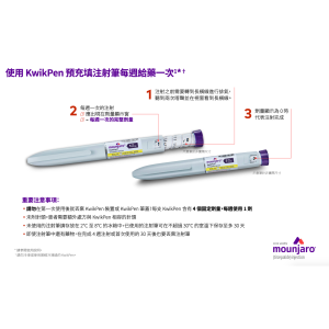 猛健樂 Mounjaro 注射筆，展示雙效腸泌素療法，幫助減重與控糖，突出其2025年最新醫療突破。